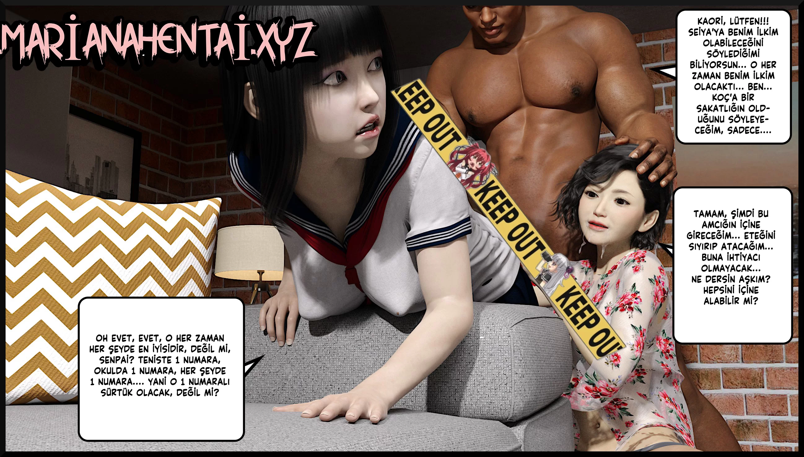 Sürtük Arkadaşımın Zorba Zenci Sevgilisi !!