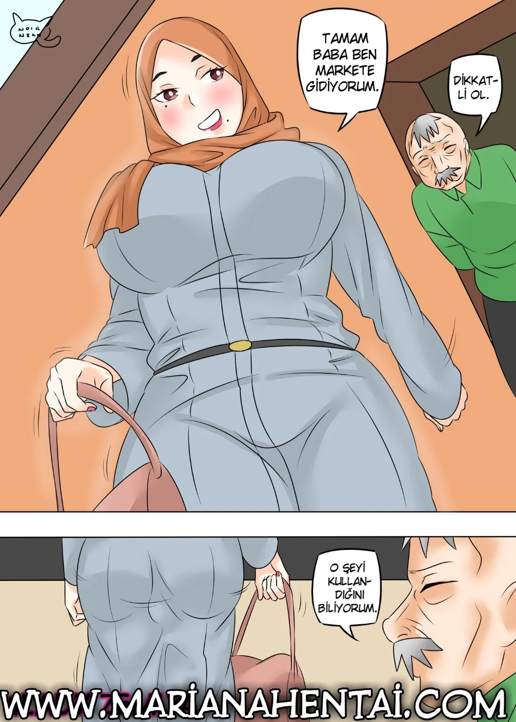 Türbanlı Türk Anne Elif'in Azgınlığı - Bölüm 2